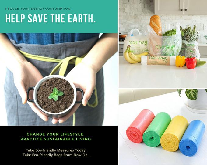 Bagease Bagplastics Biodegradable polythene cassava grocery bio carry