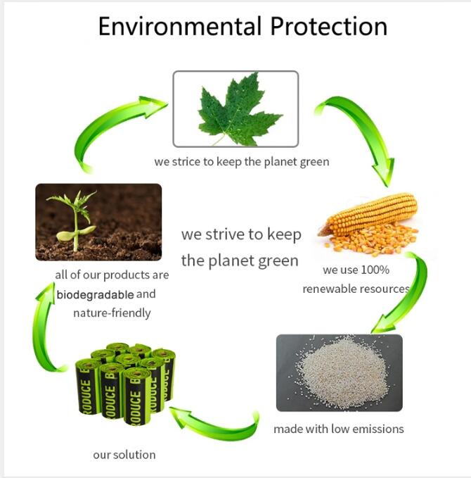 PLA Biodegradable Corn Starch Compostable LDPE Ziplock Bag