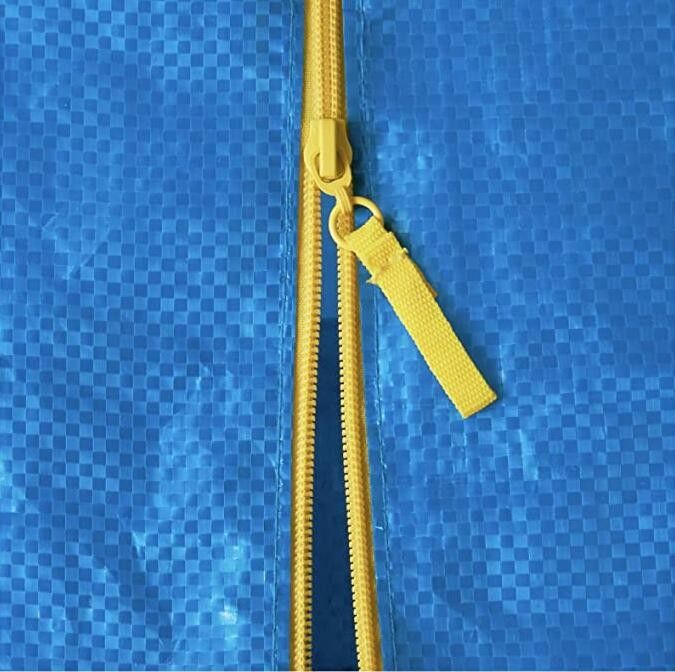 Reusable Large Jumbo Storage Luggage pp bag woven With Zipper Strong