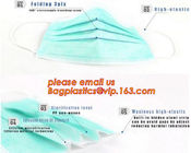 Medical grade protect dust face mask disposable 3 ply paper mask,non-woven face mask in general medical Individual Packi
