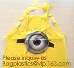 Recyclable Material Heat Seal Beedo Printed Plastic Party Apron Bag,eco-friendly cooking apron adult waterproof oilproof