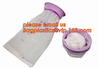 100% Biodegradable Disposable Healthcare Emesis Bag,Medical Emesis Bag with a Rigid Plastic Ring,Biodegradable Emesis Ba