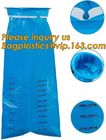 emesis vomit bag disposable,Used for hospita/ travel /airplane/ disposable blue plastic vomit bag with ring Medical Emes