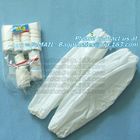 Polyethylene Disposable Sleeve Cover with Elastic Ends 18&quot; Length White,PE Plastic Sleeve Cover bagplastics bagease