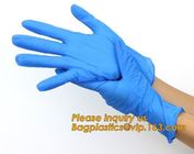 Blue Non-Medical Biodegradable Disposable Powder Free Examination Nitrile Gloves,Hand Gloves Manufacturers powder free n