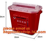 Medical disposable sharp container,Wholesale disposal plastic medical sharp container,8L medical sharp safe container