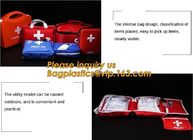 earthquake survival kit personal outdoor safety emergency car first aid bag,First Aid backpack Plastic Hard Red Case 211