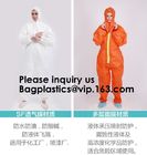 Polypropylene Coverall, Disposable, Elastic Cuff, White, Xlarge,SMS Coverall with Hood, Disposable, Elastic Cuff, X-Larg