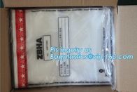 coin envelope coin bag with logo for bank cash packing, self sealing bank security money bags, Security Bank Bags with B