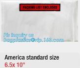 Document enclosed packing list envelope, mini a4 metallic bubble mailer wrap packing list envelope, Sealable Packing Lis
