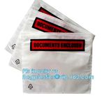 China supplier self adhesive water proof clear packing list envelope, Poly enclosed express paper bags custom mailing ba