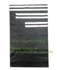 Eco-Friendly waterproof durable grey/white PLA biodegradable courier bags,100% compostable and biodegradable Courier Env