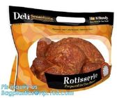 retort bag snack food bag packing film/chicken food bags, zipper laminated roasted chicken packaging bag, Chicken Packag