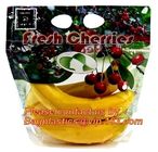 Fruit Packaging Bag for grape/cherry/fruit, Plastic Fruit Grape Cherry Vegetable Packing Protection Bag, Sweet Cherries