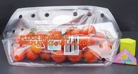 fruit packaging bag for strawberry/cherry/blueberry, printed zipper strawberry food grade packaging bag with zipper, Rec