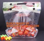 fresh cherry tomato packaging bag, Fresh Fruit Preservative General Grape bag, Cherry Red Lift Sealed Packaging Bag
