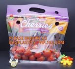 fresh cherries packaging bags with carrier handle, Pack Grape/cherry/Fresh Fruit packaging/Vegetable food Packaging Bag