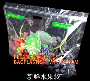 Fresh fruit bag(Cherry/Lichi/grape), Zipper Top Stand Up Bag For Cherry Dried Fruit, slider grape bag,cherry bag,fruit b