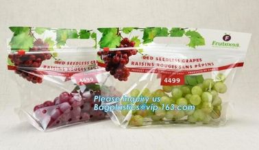 Portable bag perforation fruit bag supermarket grape packaging bag, Venting Hole Fresh Fruit & Vegetable Packaging Plast