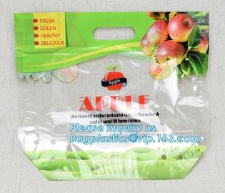 Portable bag perforation fruit bag supermarket grape packaging bag, Venting Hole Fresh Fruit & Vegetable Packaging Plast