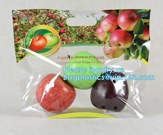 eco-friendly slider ziplock fruit bag with air holes for grape packaging bag, slider ziplock storage frozen bag with OEM