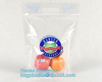 frozen food plastic packaging bag with slider zipper, pe zip lock bag with slider, slider ziplock perforated fresh grape