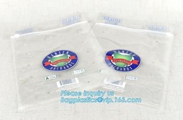 frozen food plastic packaging bag with slider zipper, pe zip lock bag with slider, slider ziplock perforated fresh grape