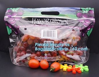 Reclosable Fresh Fruit Cucumber Packaging Bag with Air Hole, Fruit Protect Peach Bag/kiwi Fruit Bag, fresh fruit bag wit