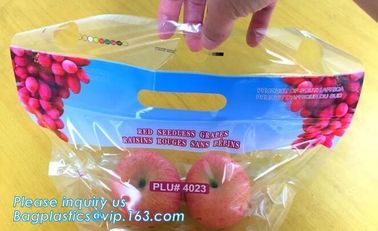 cpp printed slider zip lock vegetable fruit bag, grape packing bags/ fresh grape packaging bag, food preservation slider