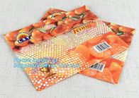 fresh fruit packaging bag holes/OPP/CPP transparent standing fresh fruit bag with holes, ziplocK slider storage bag