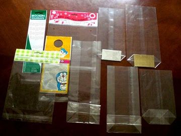 biodegradable custom printing self adhesive opp pp bopp pe square bottom clear Bopp square bottom pp clear bag for food