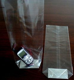 biodegradable custom printing self adhesive opp pp bopp pe square bottom clear Bopp square bottom pp clear bag for food