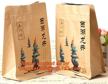 Foil Kraft Paper Bag Coconut Packaging Bags Doypack with Clear Window,500g 1kg 16oz Ziplock Food Packaging Bag Customize