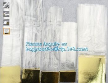 PP Packaging Square Bottom Snack Food Bag For Tea,Opp Square Bottom Bag Clear Cello Cellophane Plascit Gift Bag bagease