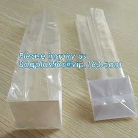 Market stalls moisture proof square bottom sweets cello bagStand Up Clear Cello Opp Candy/Toy Bopp Square Bottom Bag