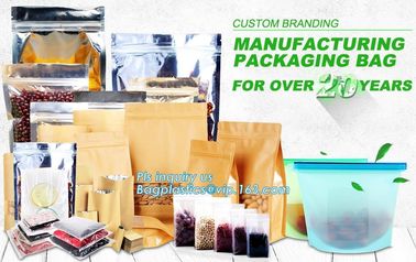 Snack Zipper Bags Food Packaging Stand Up Ziplock Pouch,PACK flexible stand up pouch with zipper packaging bag for food/