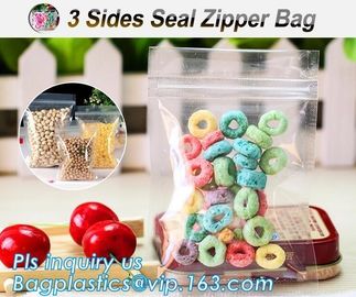 Snack Zipper Bags Food Packaging Stand Up Ziplock Pouch,PACK flexible stand up pouch with zipper packaging bag for food/