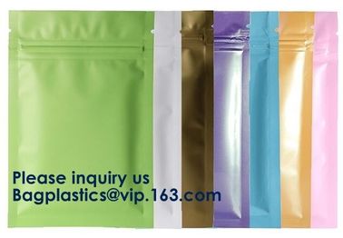 1 oz Matte white printing Loose Leaf Herbal Tea Packaging zip lock bag / Tea Leaf Bag,Herbal Child Proof Bag For Tobacco