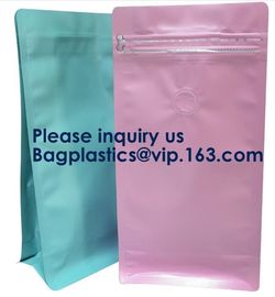 Square Bottom Plastic Ziplock Stand Up Pouch Chocolate Bar Snack Food Packaging Bag,Moisture Barrier Bag Esd Metalized S