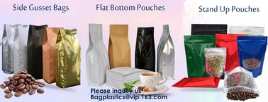 Recycled Eco Friendly Corn Starch Ziplock Stand Up Food Packaging 100% Compostable Biodegradable Plastic Pouch Bag