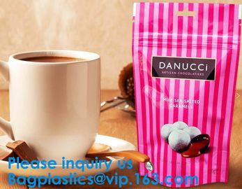 Spices Herbs,Mixes,Stand Up Reusable Zipper Paper Pouch Bags With Transparent Window,Stand up pouch bags with ziplock