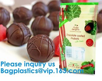 Choco, Chocolate pouch, Custom Printed 1/8oz 1/4oz 1/2oz 1oz 3.5 Gram Ziplock CBD Gummies Packaging Mylar Pouch Bag