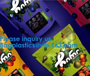 Stand Up Ziplock Logo Printed Kraft Craft Paper Bags Food Grade Stand Up Zipper Frozen Pouch Bag Bagease Bagplastics