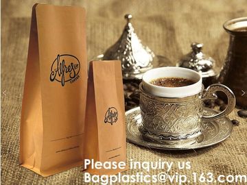 Custom Printed Doypack Resealable Ziplock Standing Up Pouches Aluminum Foil Coffee Packaging Bags With Zipper