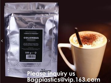 ULTRA CLEAR STAND UP POUCH WITH ZIPPER & EURO SLOT MEASURING SCOOP SEALERS VACUUM POUCHES MAILER BAGS CUSTOM & PRINTED