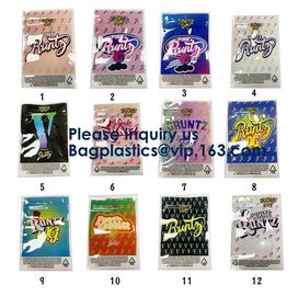 Smell Proof Custom Printed Black Foil Laminated Mylar Bags With Ziplock For Food,Mylar Bags Gummy Candy Weed Packaging
