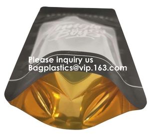 Child Resistant Exit Handle Bags Smell Proof For Legal Medicinal Products Mylor Foil Ziplock Bag