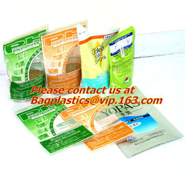 Stand Up Packaging Bag With See-Through Window, Ziplock Food Packaging Bag, Gravure Print Quad Seal Bag For Pet Food Pac