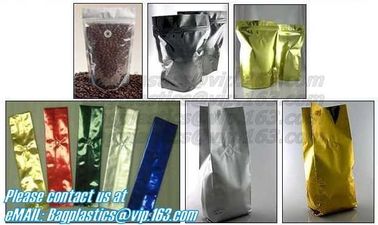 Coffee bean bag air valve kraft paper octagonal sealing aluminum foil self-supporting ziplock bag custom coffee packagin