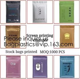 Holographic Packaging Bags For Glitter Powder Packing Laser Small Zipper Lip Mask Bag Eyebrow Brush Hologram Foil Pouch